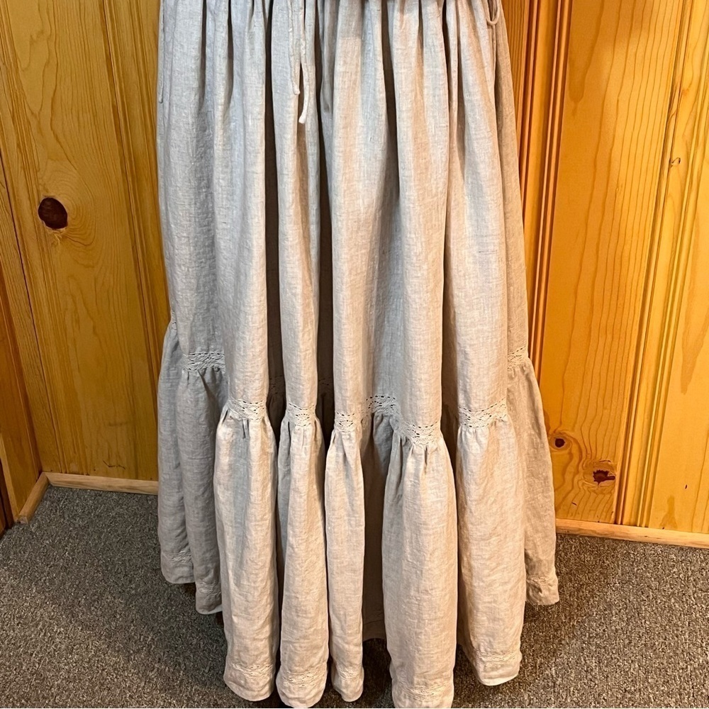 Joslin Gracie Cotton Crochet Maxi Dress Sz-US 6/AU 10 - Picture 10 of 14
